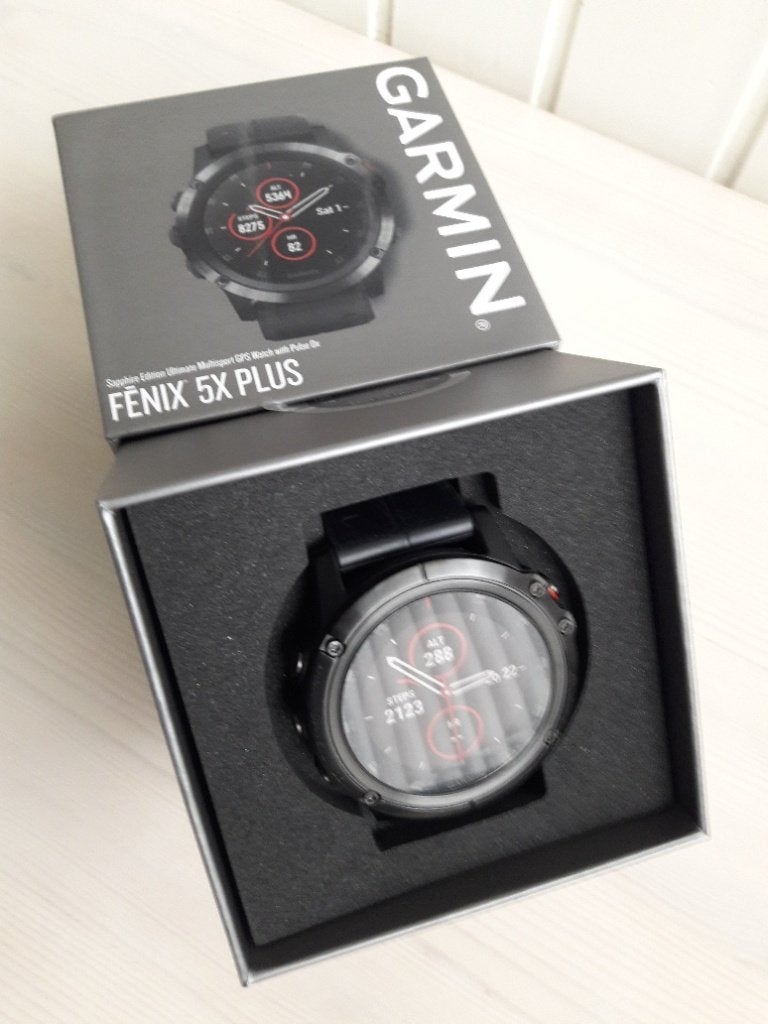 Garmin Fenix 5X Plus Sapphire Edition, Sieraden, Tassen en Uiterlijk, Sporthorloges, Gebruikt, Garmin Fenix 5X Plus Sapphire Edition