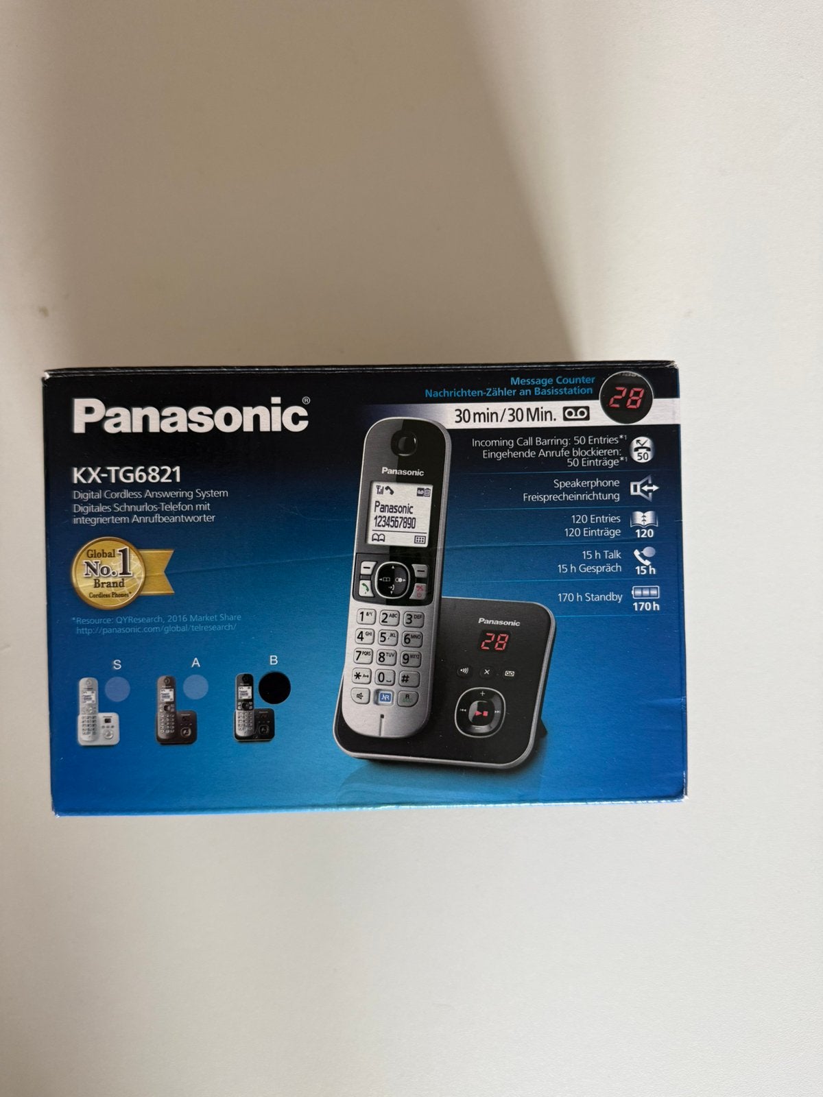 Panasonic KX-TG6821 Draadloze Telefoon met Antwoordapparaat, Ophalen of Verzenden, Zo goed als nieuw