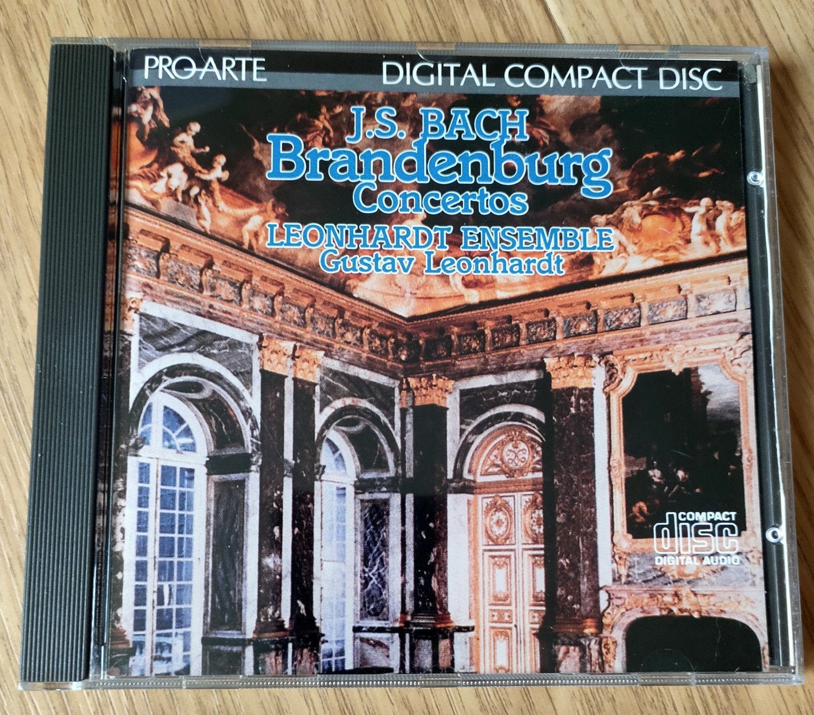 J.S. Bach: Brandenburg Concertos - Leonhardt Ensemble CD, Ophalen of Verzenden, Barok, Gebruikt, Orkest of Ballet