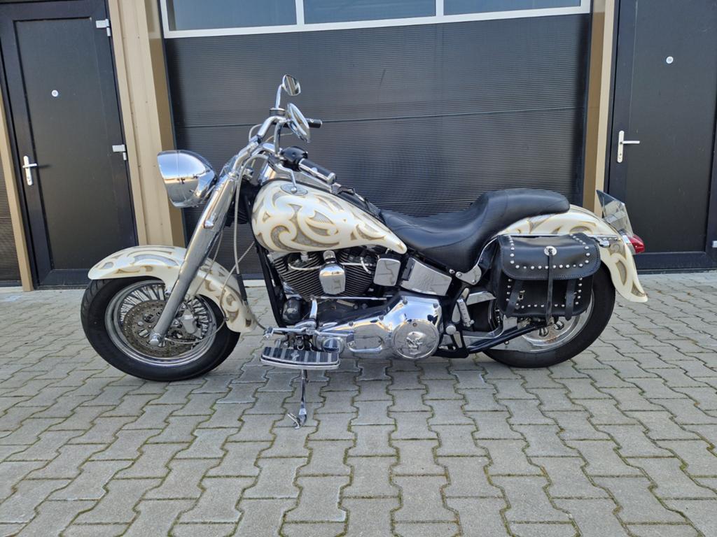 Unieke Harley Davidson Springer - Volledig Gerestyled, 2 cilinders, Sportuitlaat, Gebruikt, Particulier