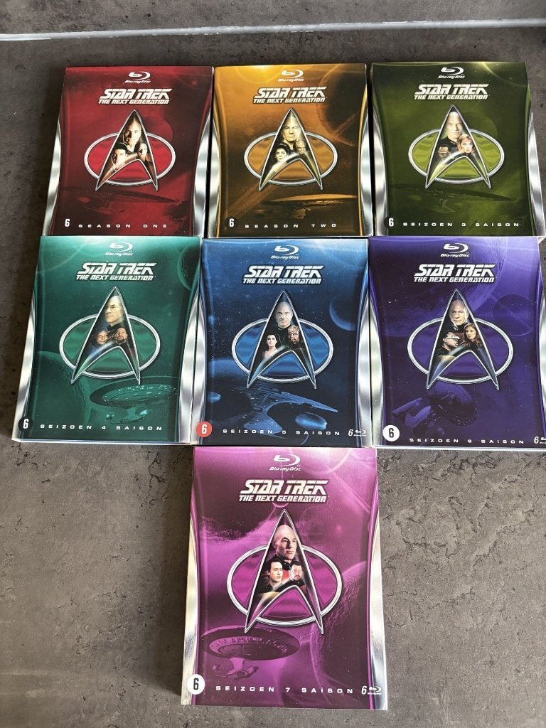 Blu-ray Star Trek The Next Generation 7 Seizoenen, Engels, Nederlands, Science Fiction en Fantasy, Ophalen of Verzenden