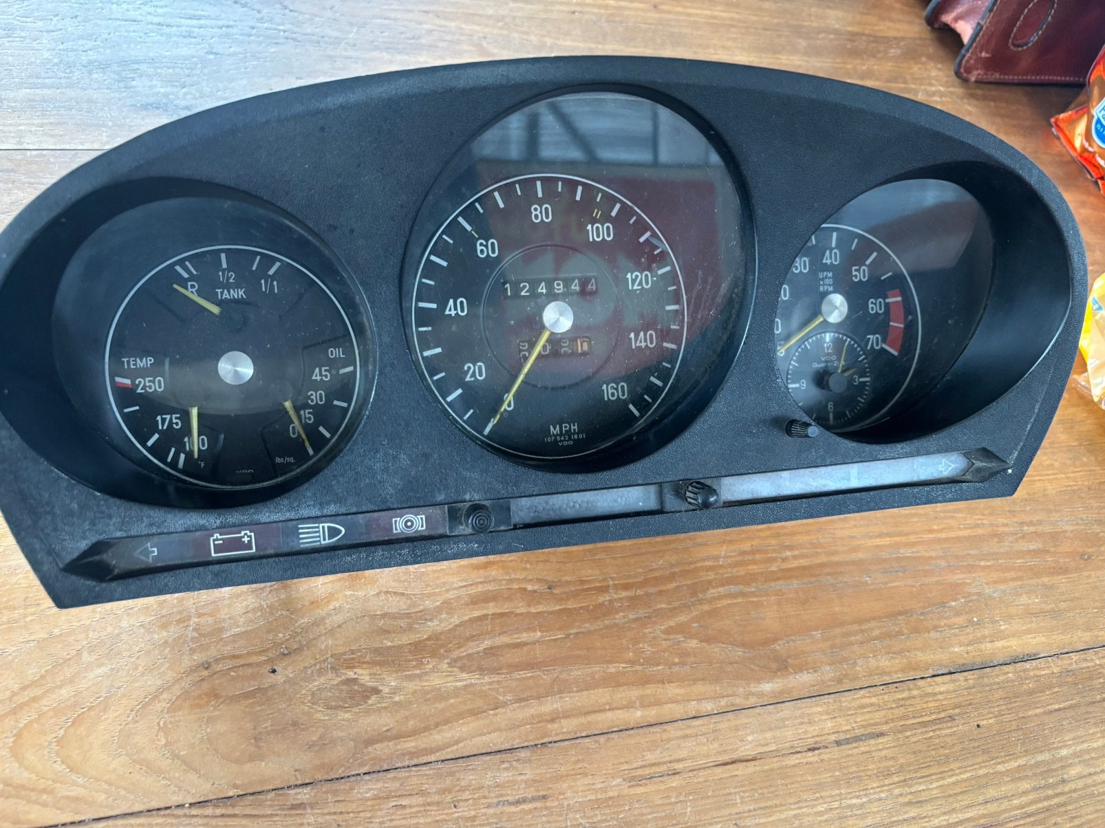 Instrumentenpaneel/dashboard Mercedes W107, Ophalen, Gebruikt, Mercedes-Benz