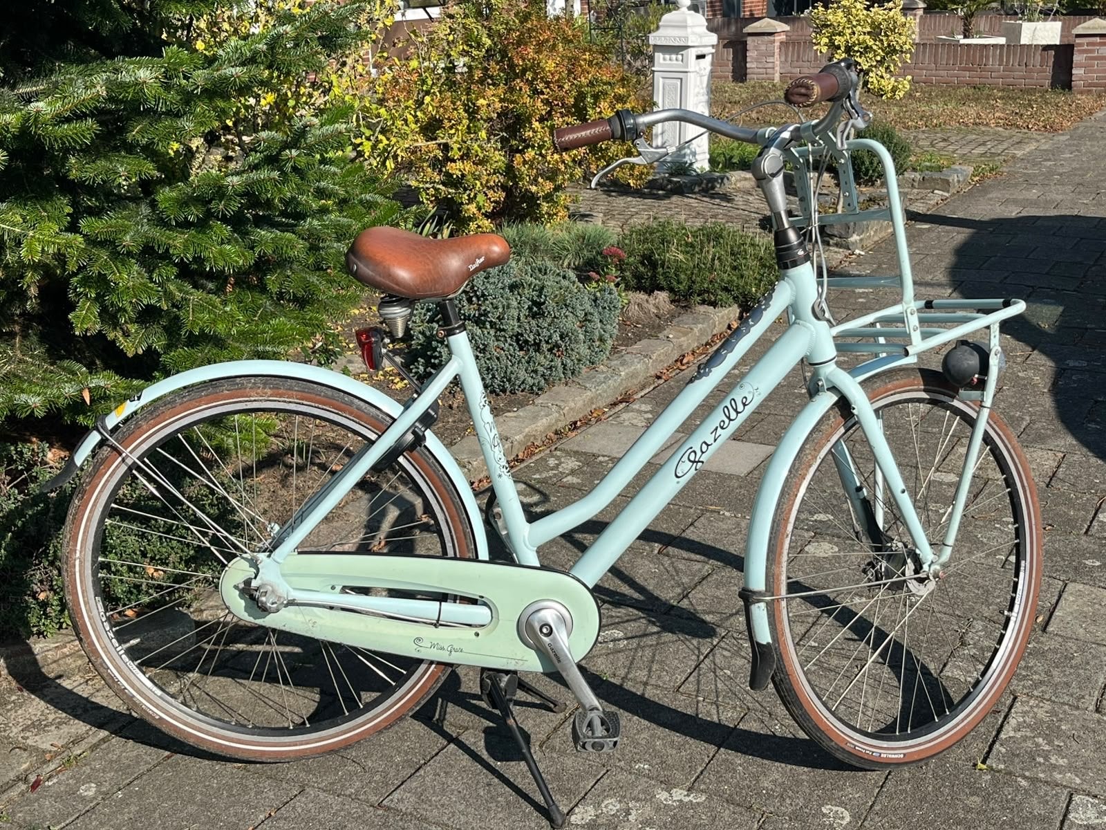 Gazelle Miss Grace 28 inch, 3 versnellingen, 53 cm, Ophalen, Gebruikt, Versnellingen, 50 tot 53 cm