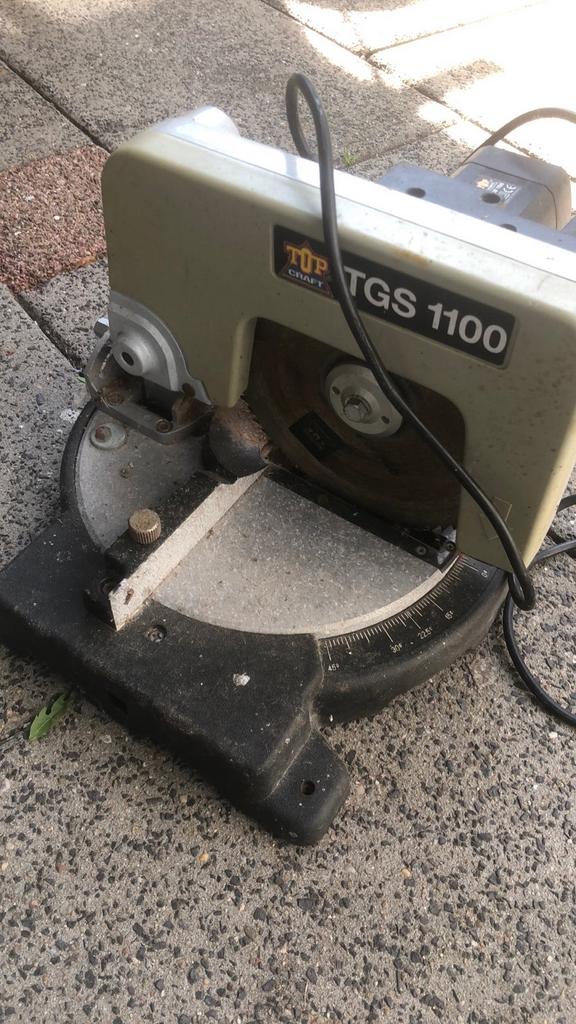 Top Craft TGS 1100 Afkortzaag - Gebruikt, Ophalen of Verzenden, Gebruikt, Afkortzaag