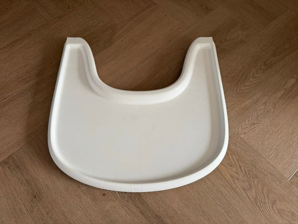 Stokke Tripp Trapp tafelblad wit, Ophalen, Zo goed als nieuw, Overige typen, Afneembaar eetblad
