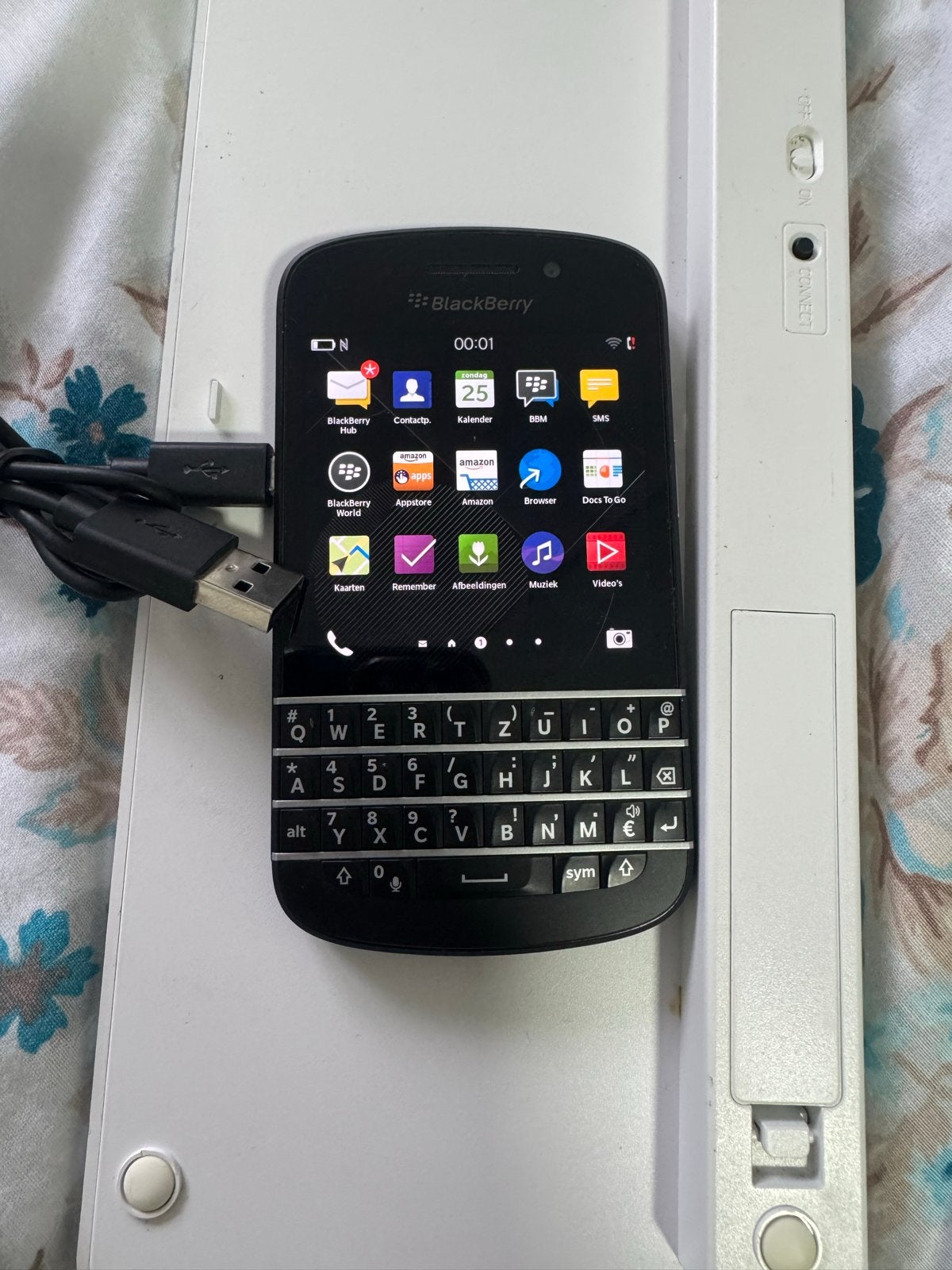 BlackBerry Classic Q20 - Zwart, Zo goed als nieuw, Zwart, Touchscreen, Ophalen of Verzenden, Zo goed als nieuw