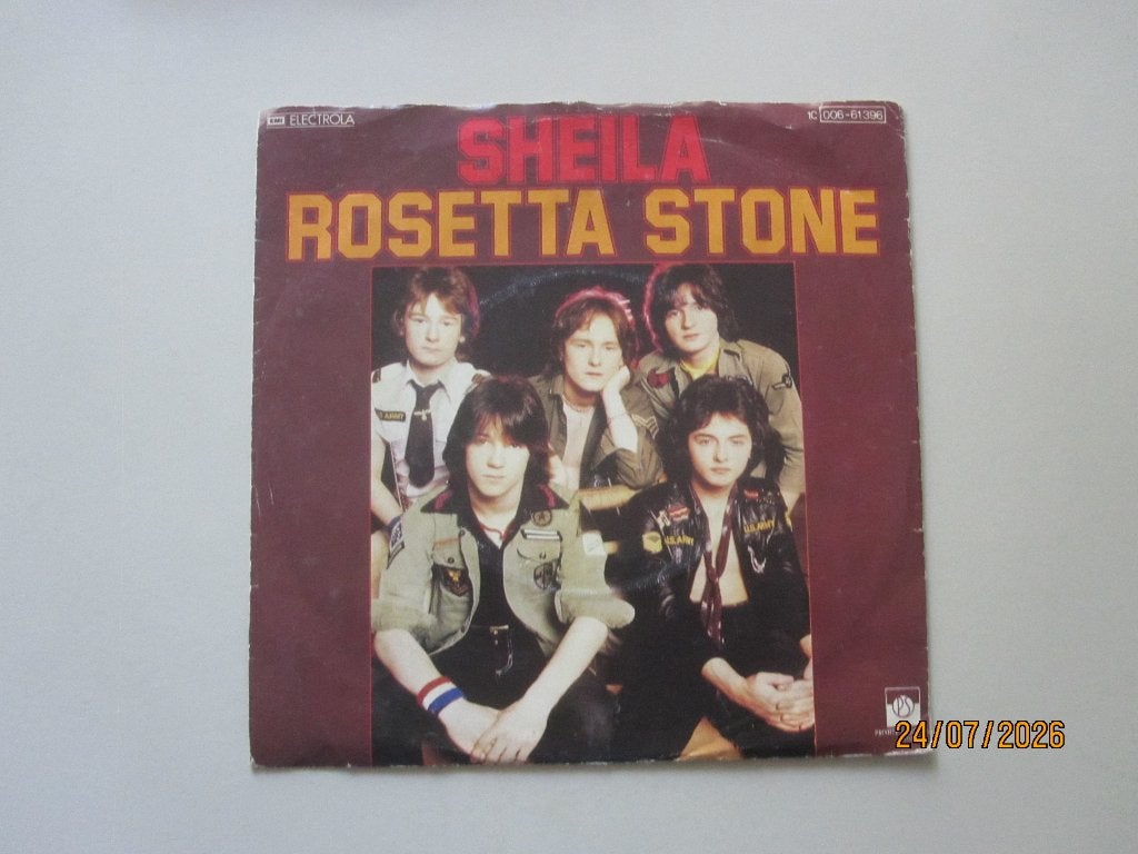 ROSETTA STONE - sheila - vinyl 7", Gebruikt, 7 inch, Ophalen of Verzenden, Rock en Metal