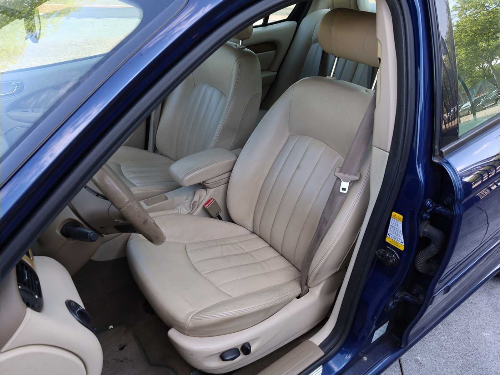 Jaguar X-type 2.5 V6 Executive Automaat 2002, 70-HZ-TL, Auto's, Jaguar, Gebruikt, 2495 cc, Blauw, Bedrijf