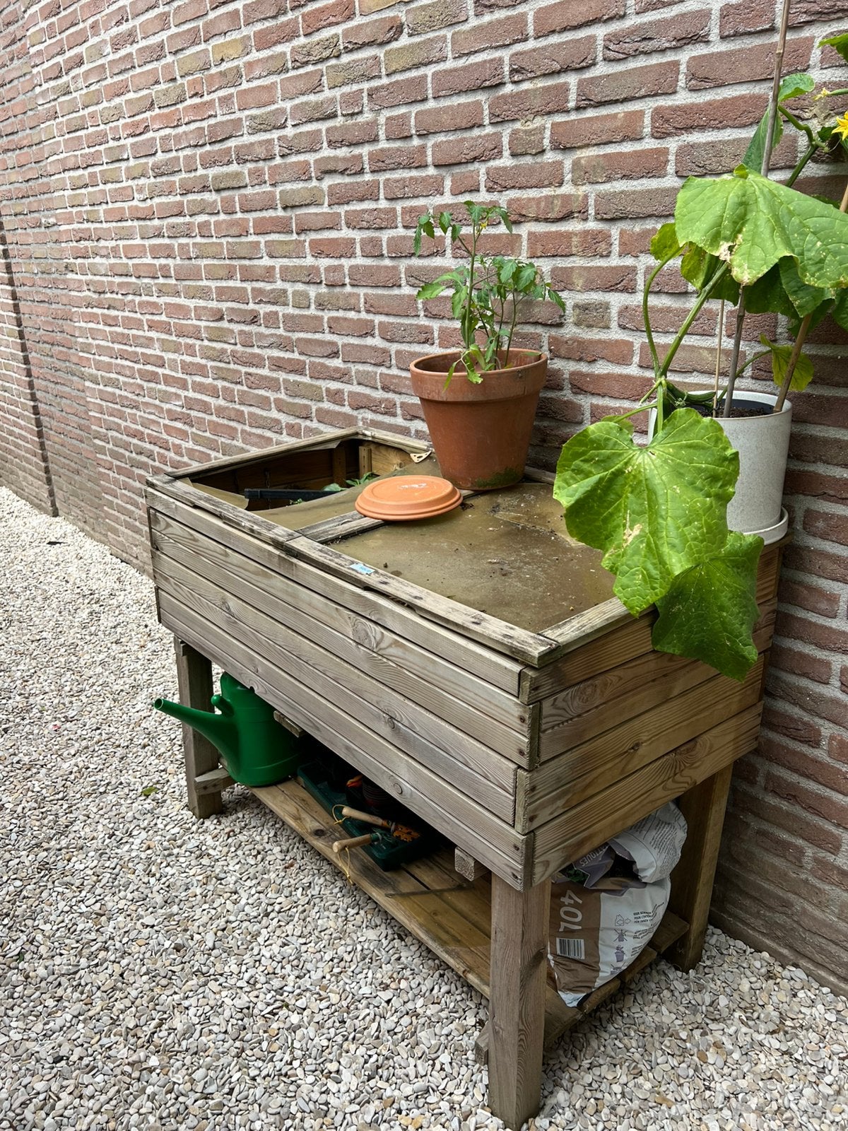 Kweekbak in hout, Tuin en Terras, Kassen, Ophalen, Overige materialen