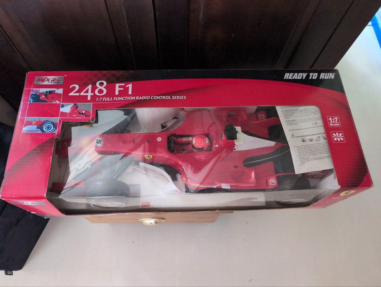 MJX RC 248 F1 Ferrari Raceauto 1:7 RTR, Hobby en Vrije tijd, Modelbouw | Radiografisch | Auto's, Nieuw, Auto onroad, RTR (Ready to Run)