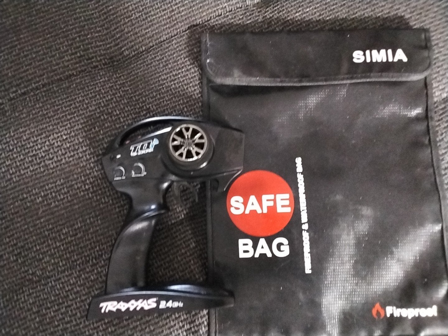 Traxxas TQi 2.4GHz zender met Simia Safe Bag, Ophalen of Verzenden, Zo goed als nieuw, Onderdeel