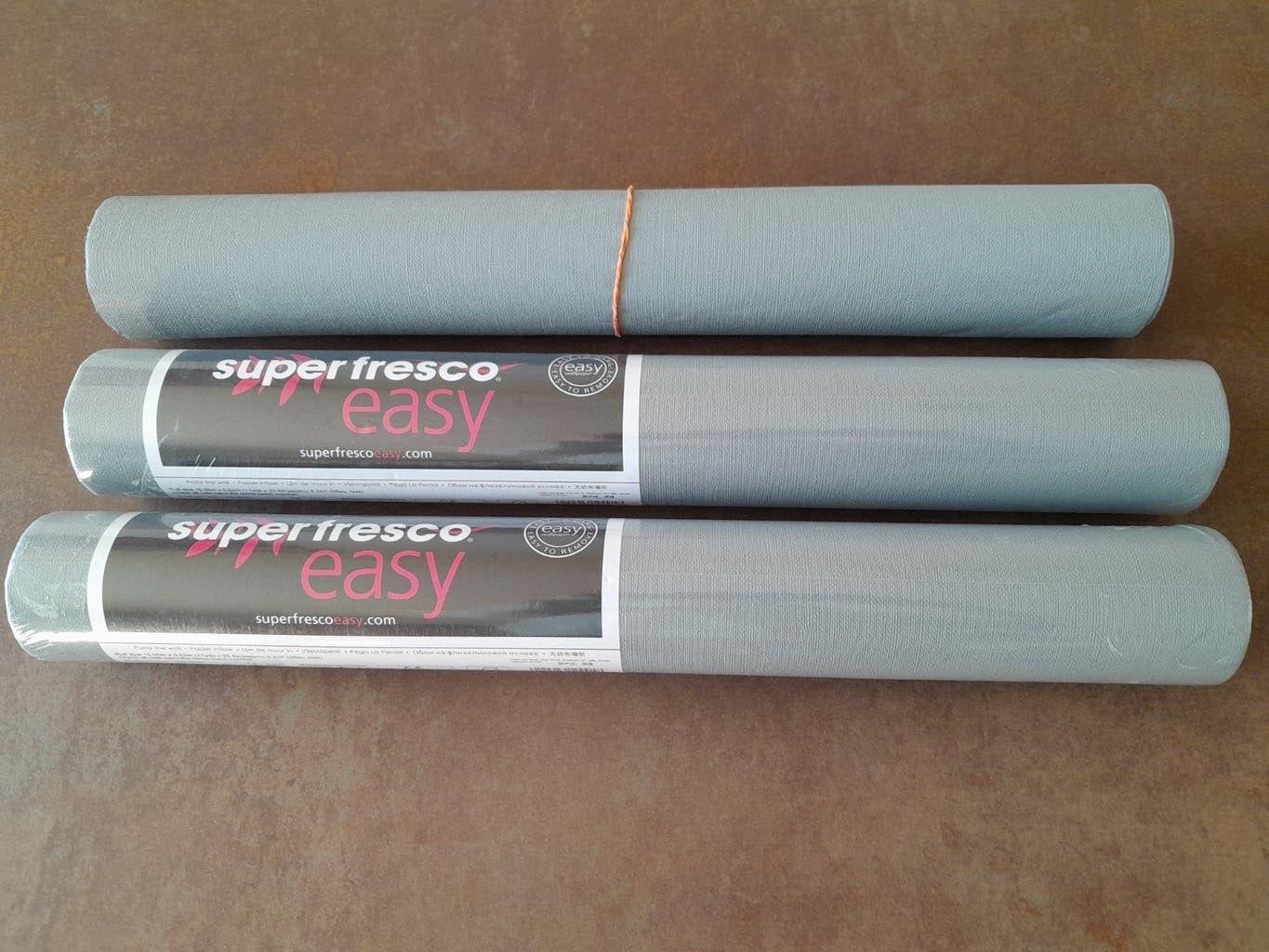 Superfresco Easy, Lynn dark grey, vliesbehang, 3 rollen, Overige merken, Modern, Ophalen of Verzenden, Grijs