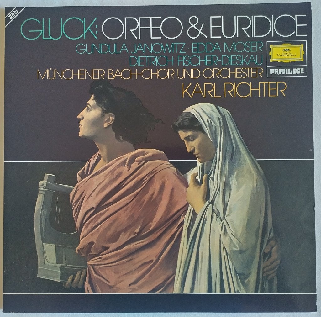 Opera 2LP Gluck - Orfeo & Euridice     Gundula Janowitz, Gebruikt, Overige componisten, Opera of Operette, Ophalen of Verzenden