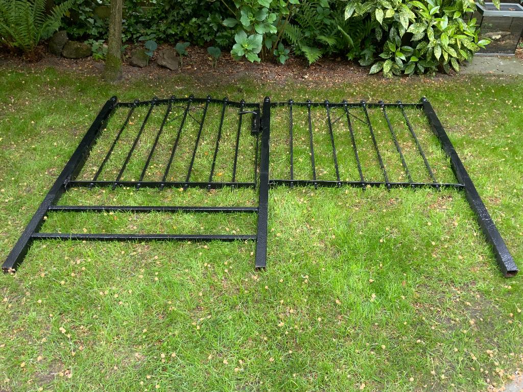 Tuinpoort, tuinhek, poort, hek (nieuw in de lak!), Tuin en Terras, Tuinhekken en Hekwerk, Ophalen, Met poort, Gebruikt, Tuinhek