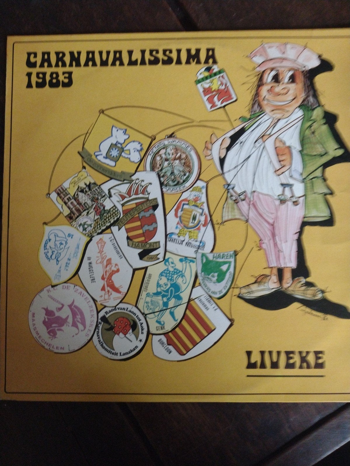 LP Carnavalissima 1983 - Vastelaovend in België, Ophalen of Verzenden