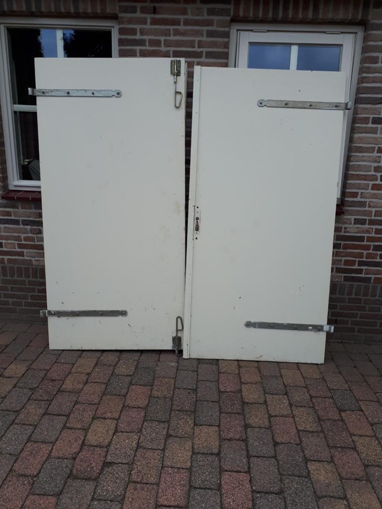 Dubbel 40 mm multiplex deuren, Doe-het-zelf en Verbouw, Ophalen, Binnendeur, 200 tot 215 cm