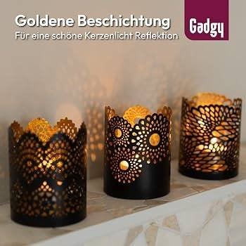 Gadgy Candlelight holder lace pattern, Overige typen, Gadgy bv, Contact@gadgy.com, Kunststof