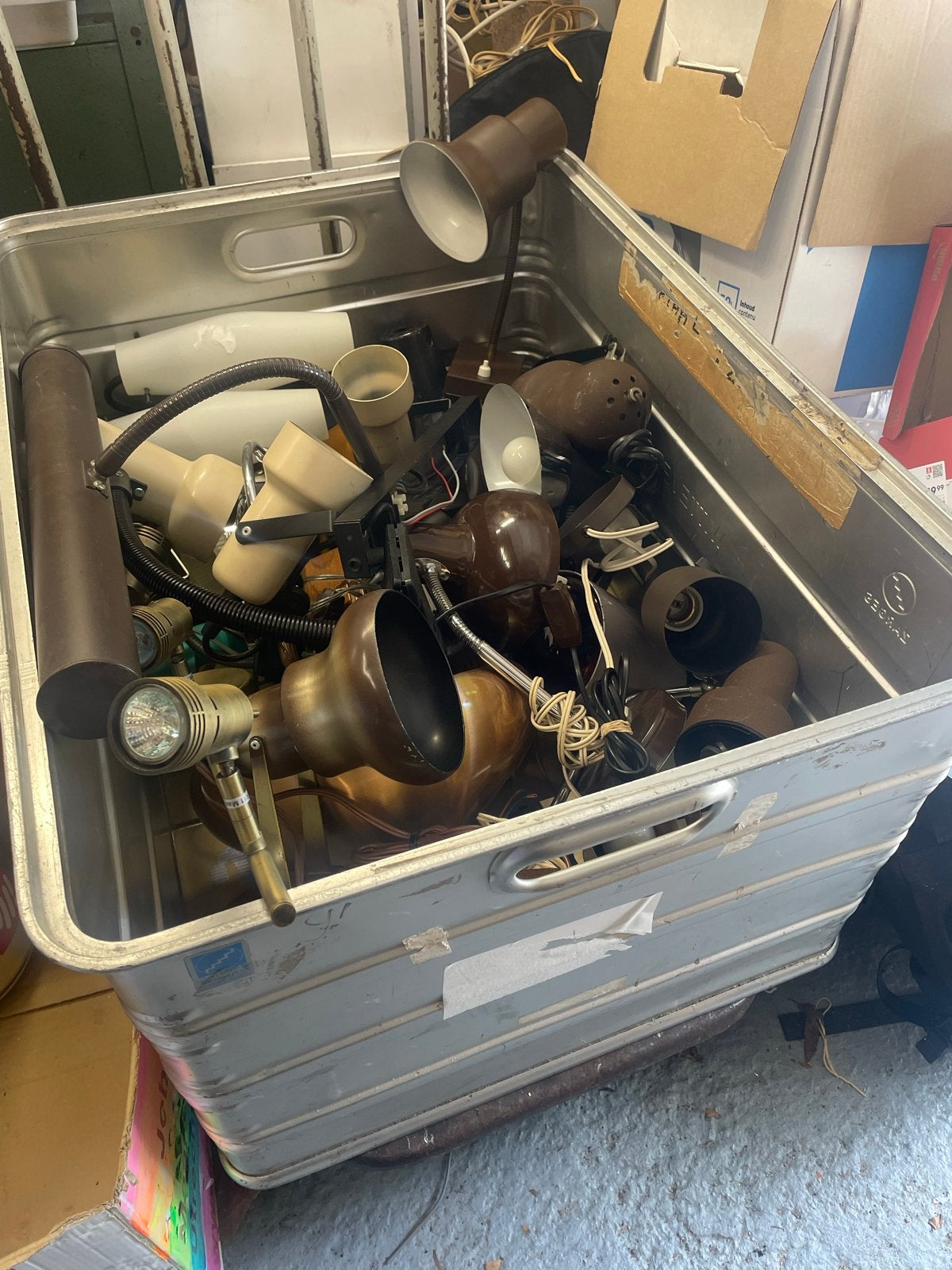Grote partij vintage lampen (26+ stuks) - Hala Anvia Raak st, Ophalen