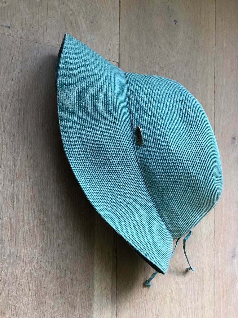 Bronte Amsterdam | Zoey travel hat | teal green, Kleding | Dames, Hoeden en Petten, Ophalen of Verzenden, Zo goed als nieuw, One size fits all