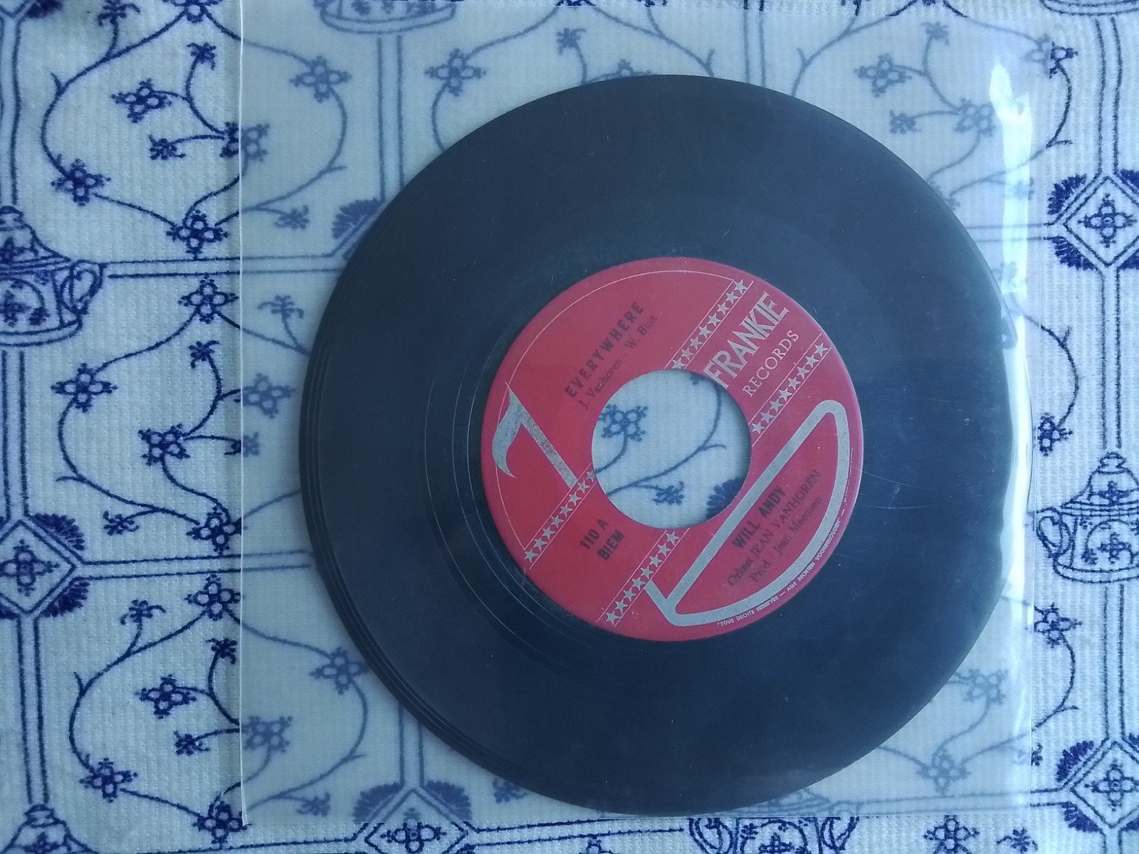 Will andy            Everywhere, Ophalen of Verzenden, Zo goed als nieuw, 7 inch, Nederlandstalig