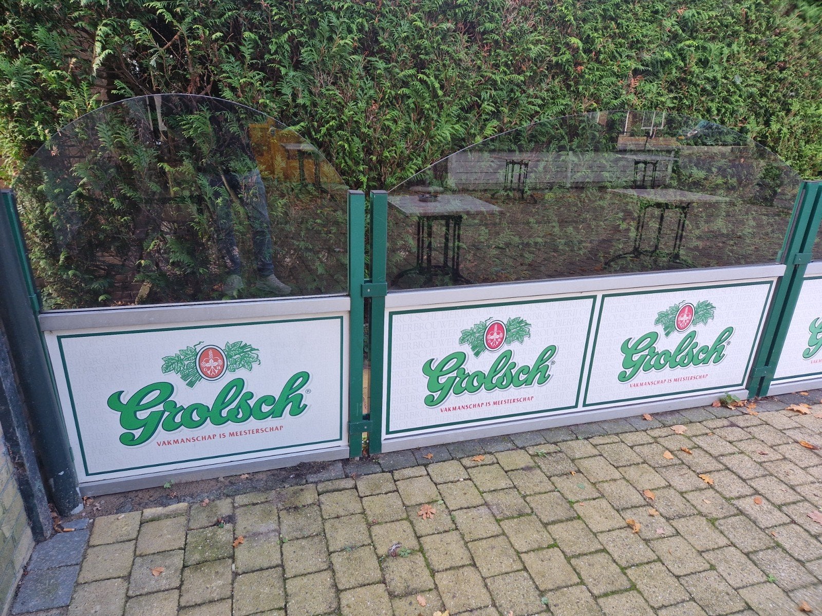 Grolsch Terrasschermen - Windschermen Horeca, Ophalen, Gebruikt