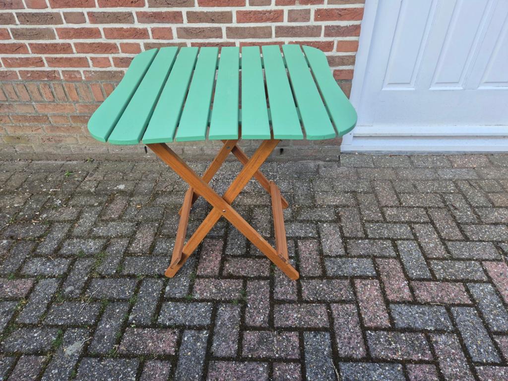 Houten tuintafel, als nieuw, Ophalen, Rechthoekig, Hout