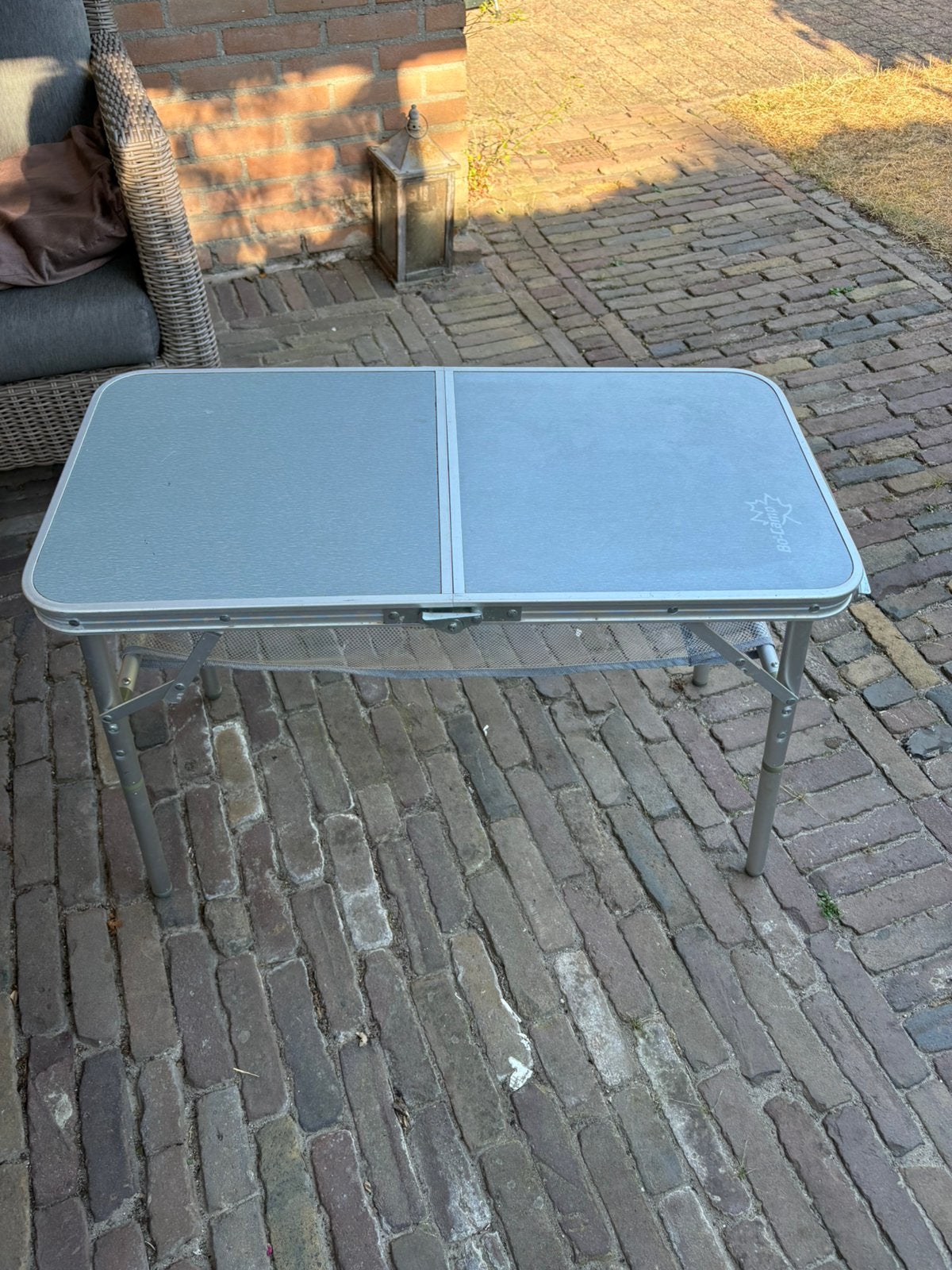 Camping tafeltje 80-40 cm, Ophalen of Verzenden, Gebruikt, Campingtafel
