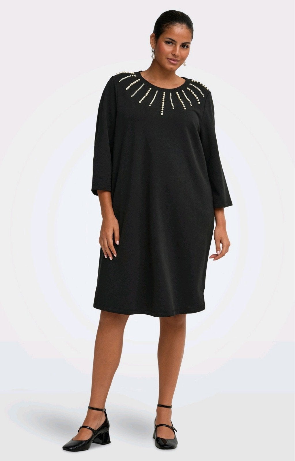 Caramber zwarte sweatdress Only Carmakoma Maat 50/52, O, O, Nieuw, Ophalen of Verzenden