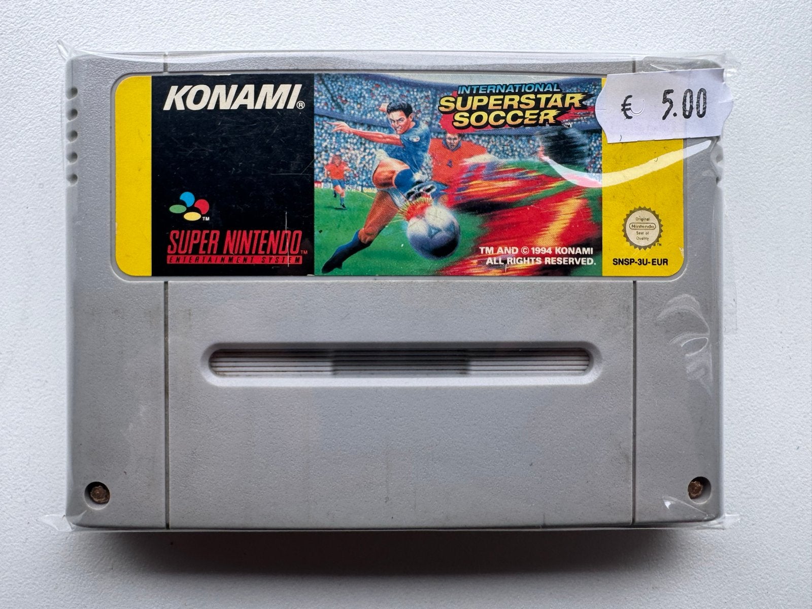 International Superstar Soccer SNES - Konami, Gebruikt, 2 spelers, Eén computer, Ophalen of Verzenden