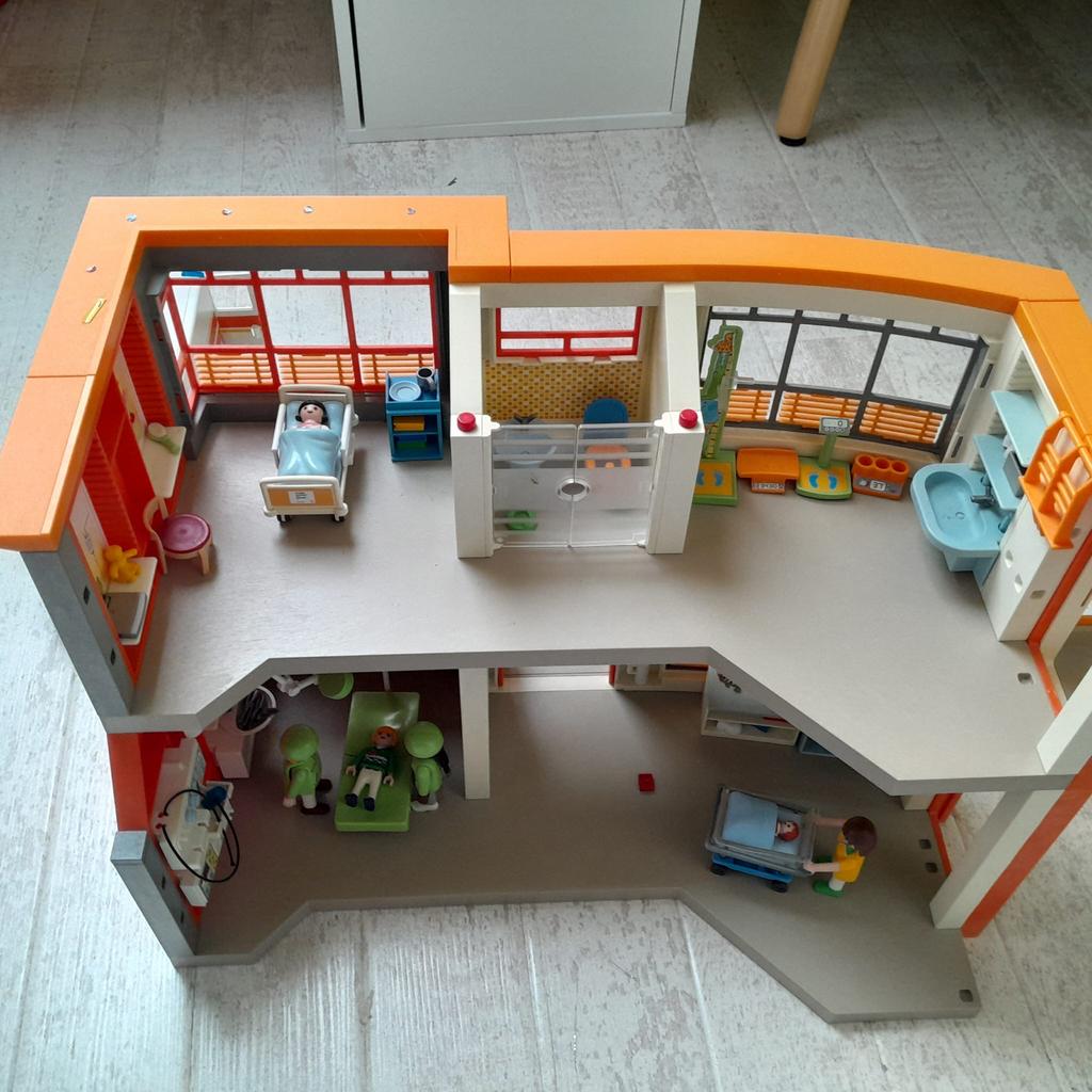 Playmobil ziekenhuis en ambulance - niet compleet, Ophalen, Gebruikt, Los playmobil