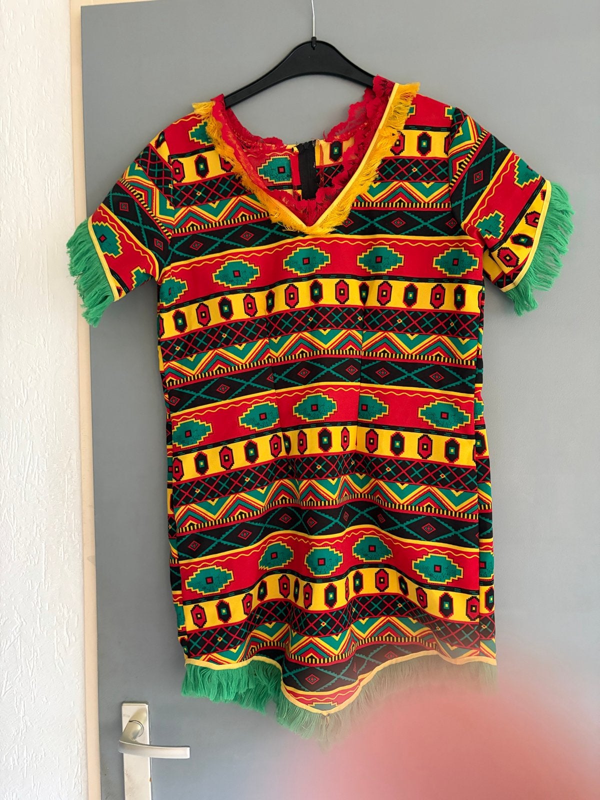 Mexicaanse jurk Carnaval L/XL - Zeer goede staat, Kleding | Dames, Carnaval, Maat 46/48 (XL) of groter, Ophalen of Verzenden, Zo goed als nieuw