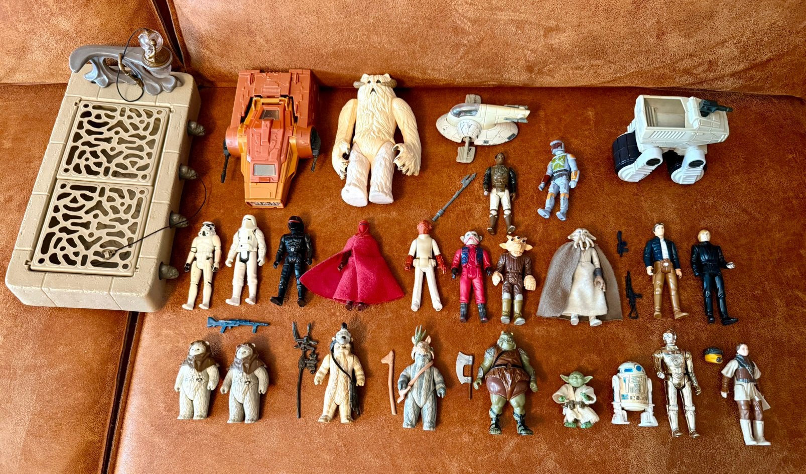 Collectie Star Wars actiefiguren, etc. Jaren ‘80, Verzamelen, Star Wars, Ophalen of Verzenden, Gebruikt, Actiefiguurtje