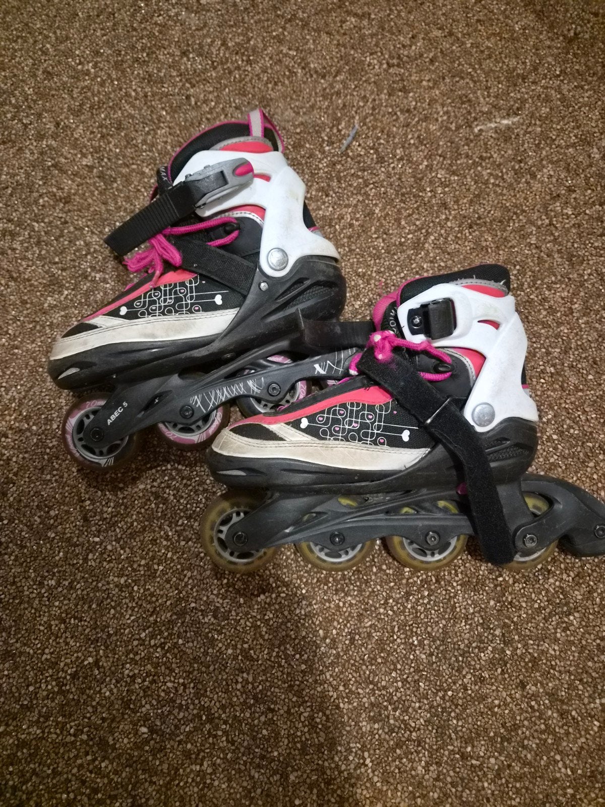Verstelbare inline skates - Maat 32-35, Ophalen, Gebruikt, Overige typen, Overige merken