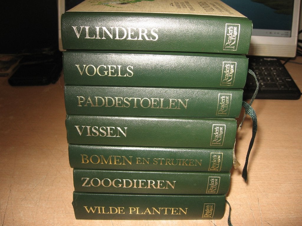 Reader's Digest veldgidsen compleet   7 x, Boeken, Natuur, Ophalen of Verzenden, Zo goed als nieuw, Natuur algemeen