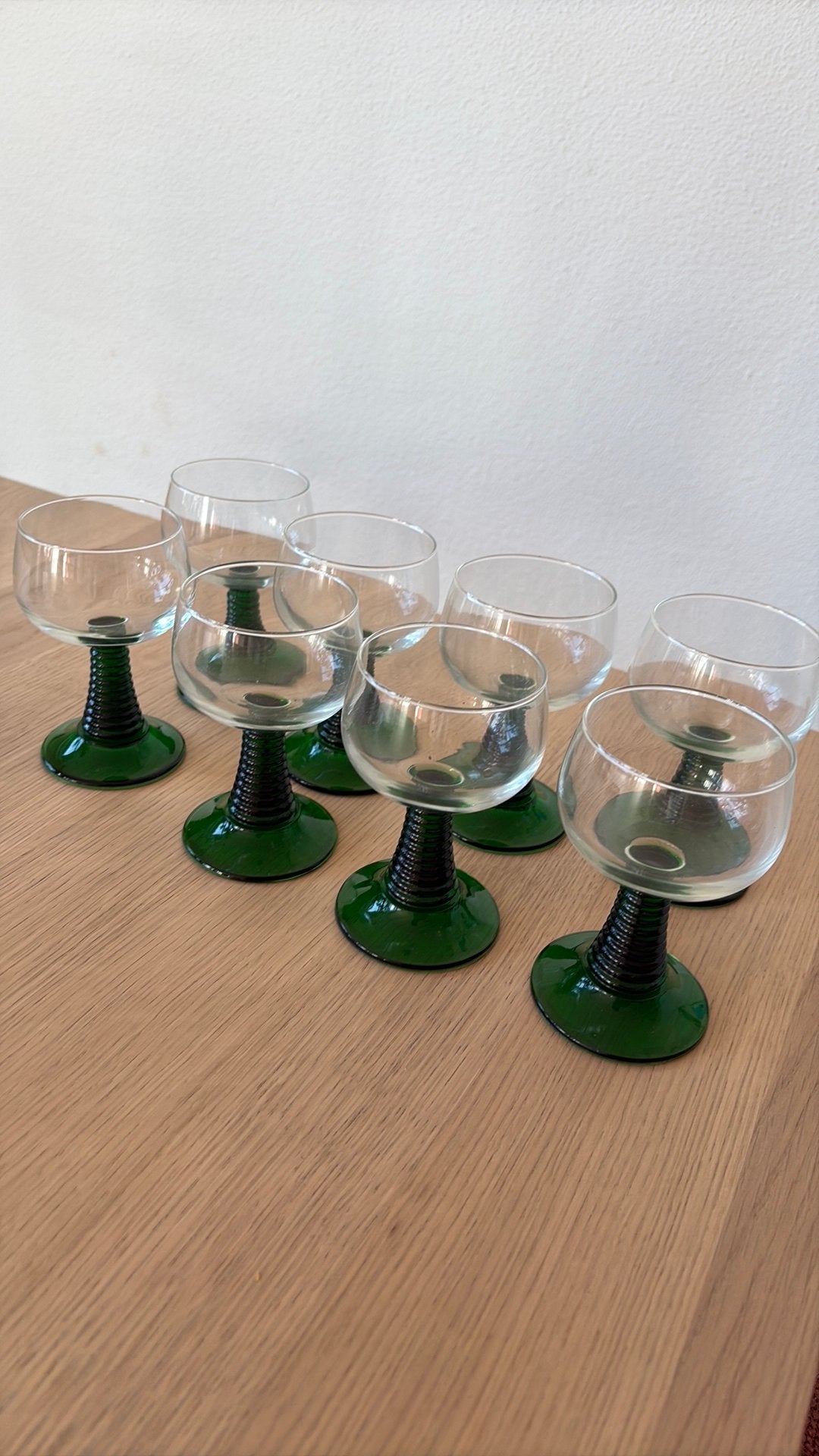 Originele luminarc Roemer wijnglazen 8 stuks, Verzamelen, Ophalen of Verzenden, Zo goed als nieuw, Overige typen