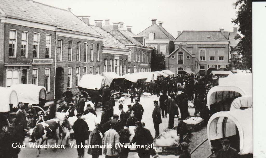 Winschoten, Ophalen of Verzenden, 1940 tot 1960, Gelopen, Groningen