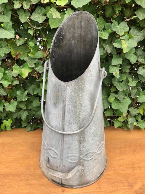 Brocante zinken kolenkit, Ophalen of Verzenden