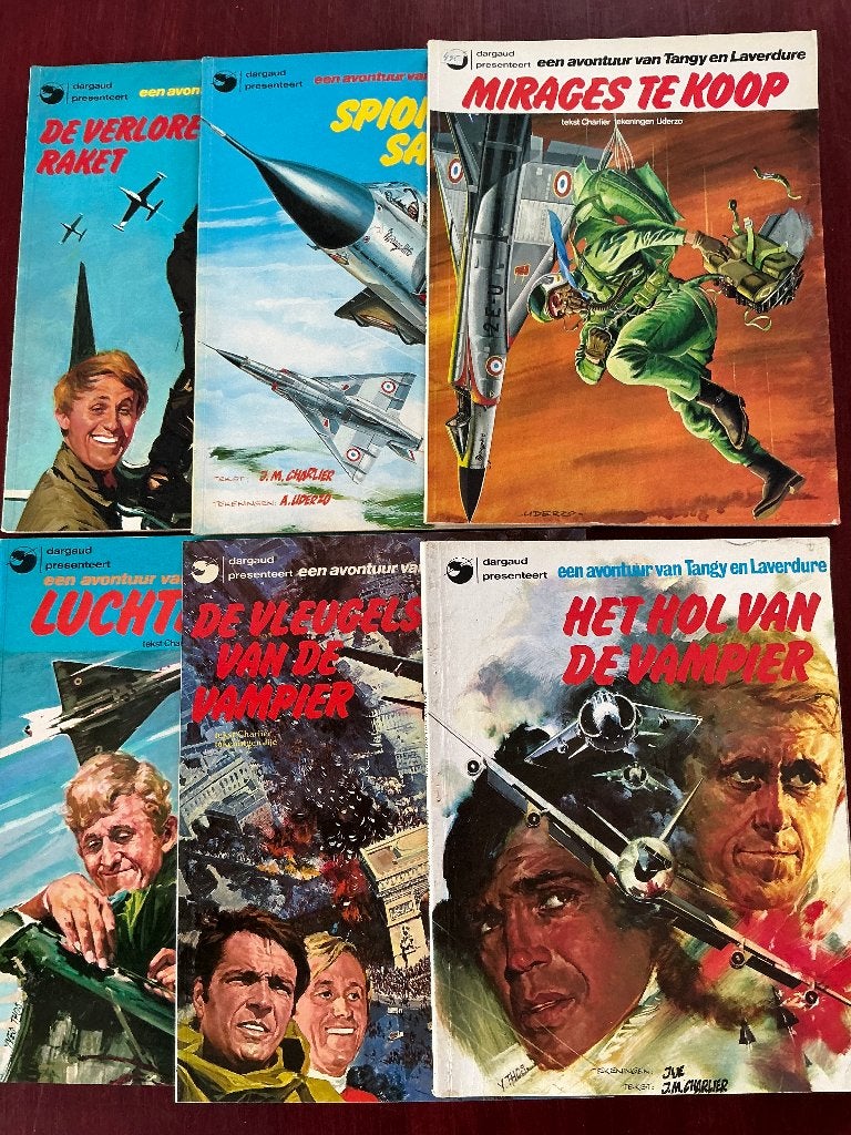 Tangy en Laverdure, Meerdere stripboeken, Ophalen of Verzenden, Gelezen