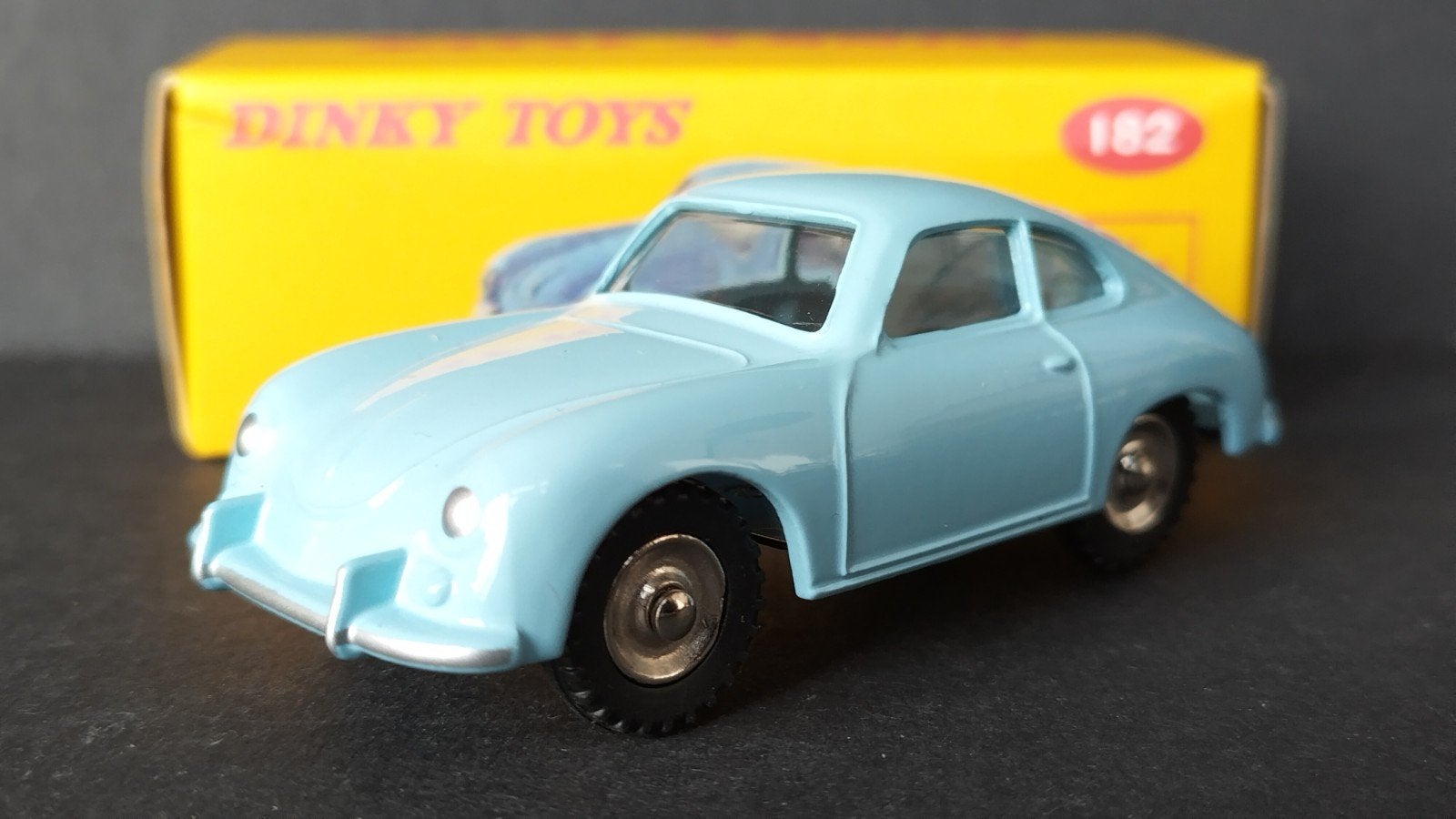 Porsche 356 A Blue 1:43 Dinky Toys Atlas Re-edition Pol, Hobby en Vrije tijd, Modelauto's | 1:43, Auto, Verzenden, ., Nieuw