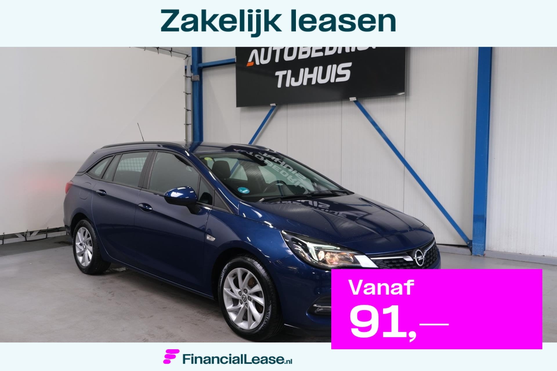 Opel Astra Sports Tourer 1.5 CDTI Business Edition > EXPORT, Voorwielaandrijving, Verwarmde buitenspiegels, Gebruikt, Blauw