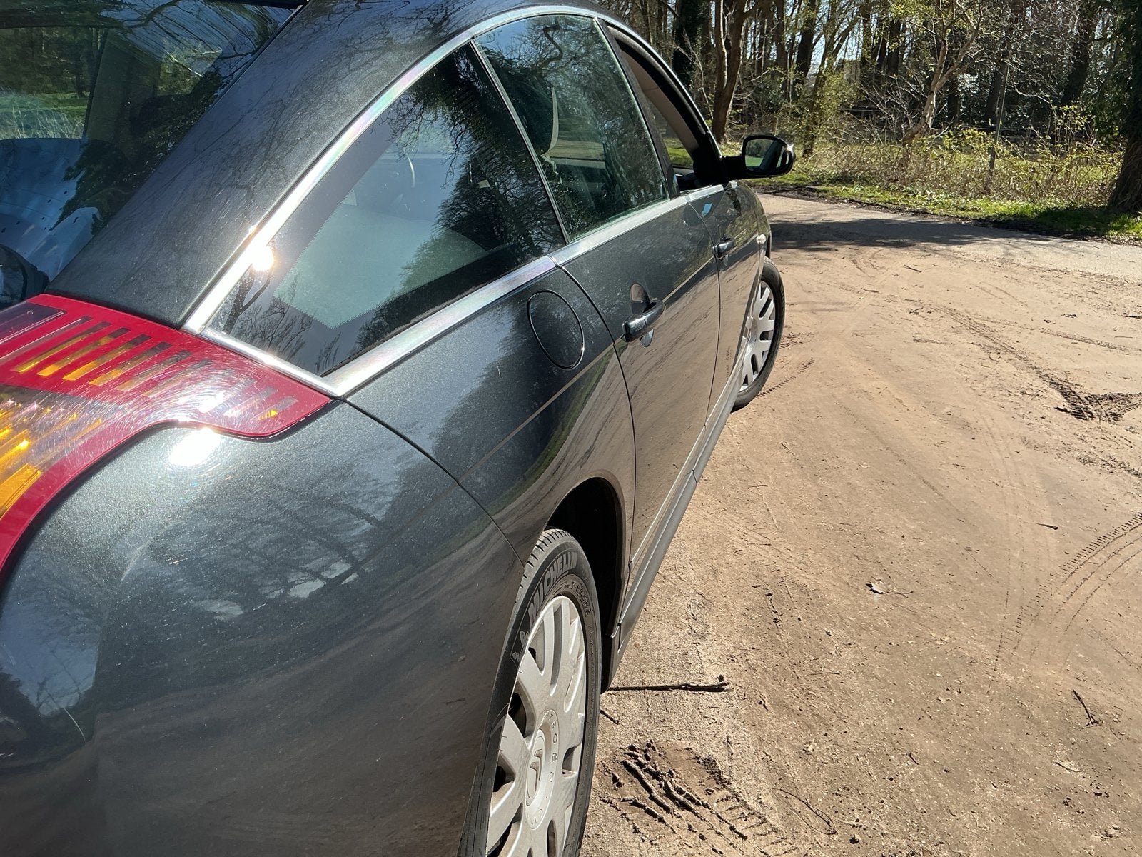 Citroën C6 2.2 Hdif 2007 Grijs, Auto's, Voorwielaandrijving, 15 km/l, 1795 kg, Origineel Nederlands