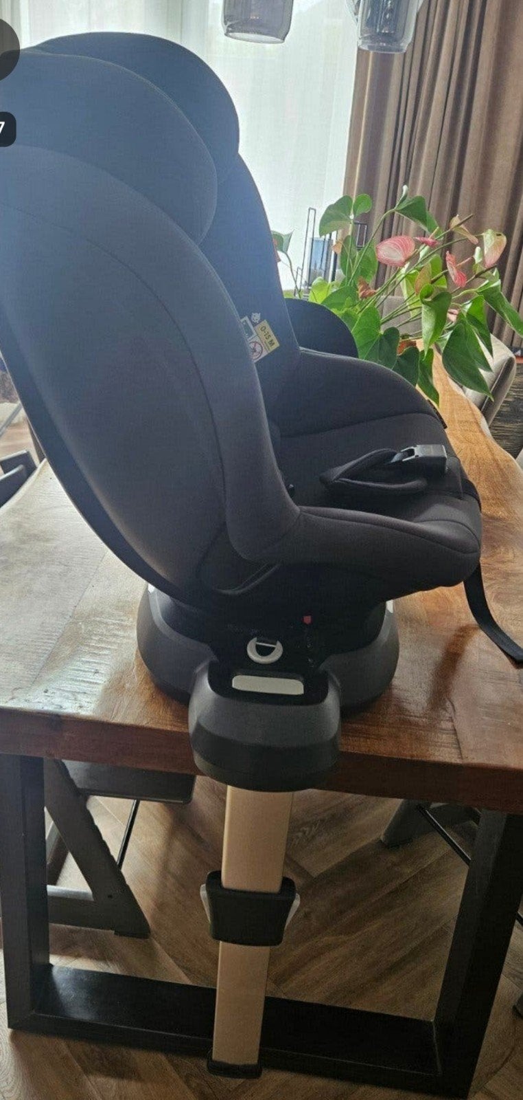 autostoel kidsriver  i-size universal isofix - 360 graden, Gebruikt, 0 t/m 18 kg, Slaapstand, Isofix