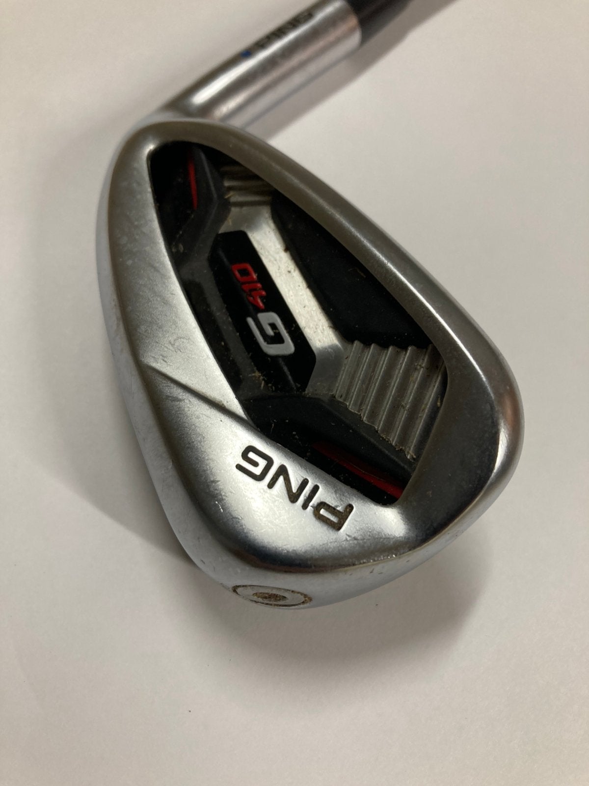 PING iron 9 Topstaat Blue dot Reg Shaft ., Ophalen of Verzenden, Zo goed als nieuw, Club, Ping