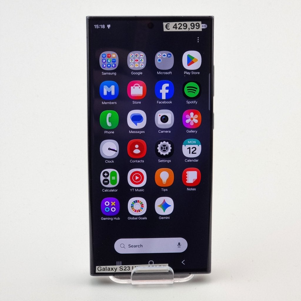 Samsung Galaxy S23 Ultra 256GB Zwart | Prima staat, Samsung, Gebruikt, Support@Samsung.com, 129, Samsung-ro, Yeongtong-gu
Suwon-si, Gyeonggi-do 16677
South Korea
