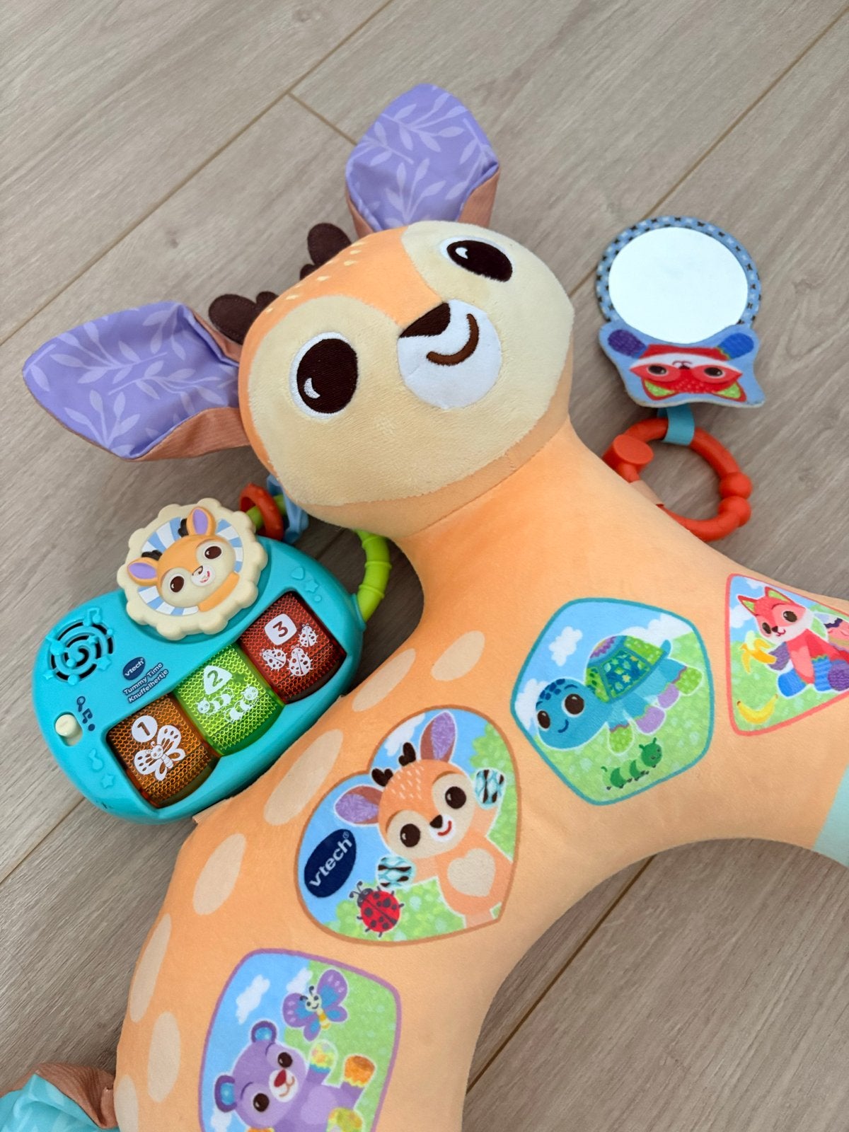 VTech Babygym Hertje met Geluid en Licht tummy time, Kinderen en Baby's, Speelgoed | Babyspeelgoed, Ophalen of Verzenden, Zo goed als nieuw