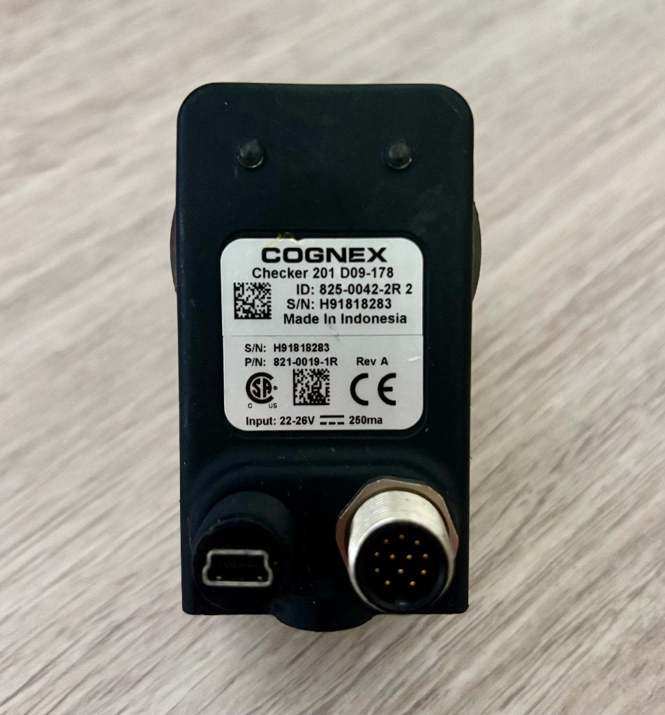 COGNEX - Checker 201 - Machine Vision Camera, Hobby en Vrije tijd, Elektronica-componenten, Www.cognex.com, Gebruikt, Www.cognex.com