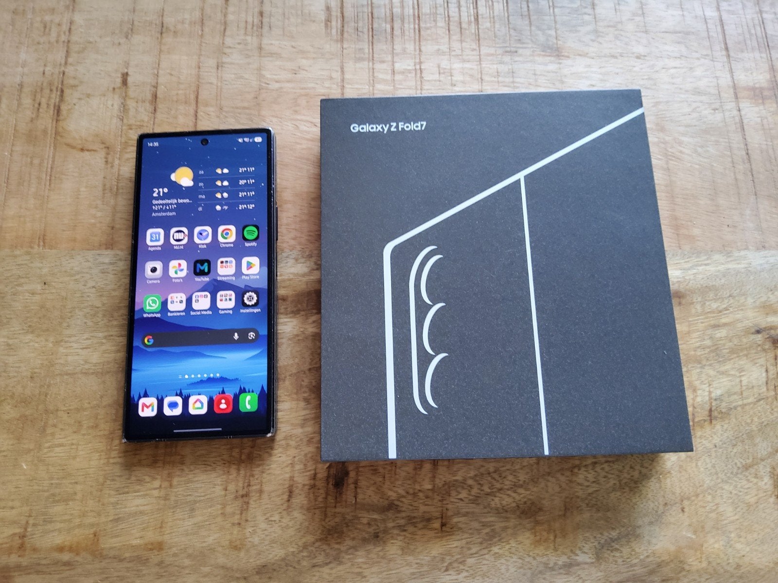 # Samsung Galaxy Z Fold 7 512GB Jet Black # Inruil # ✅, Telecommunicatie, Gebruikt, Zwart, Touchscreen, Android OS