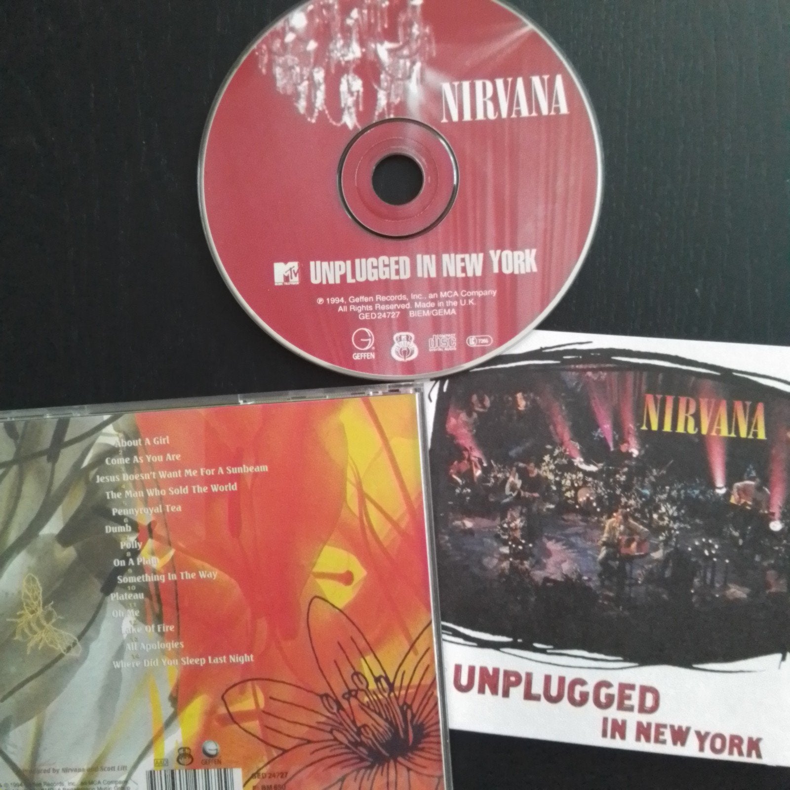 CD: Nirvana - Unplugged in New York met oa On a Plain., Ophalen of Verzenden, 1990 - 1999, Gebruikt