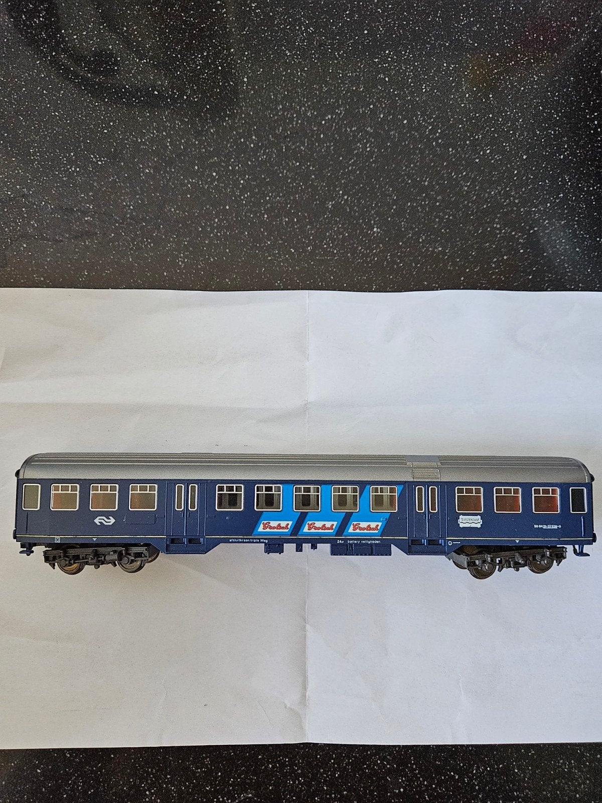 Fleischmann 5156: NS personenrijtuig Grolsch, Hobby en Vrije tijd, Modeltreinen | H0, Gebruikt, Fleischmann, Wagon, Ophalen of Verzenden