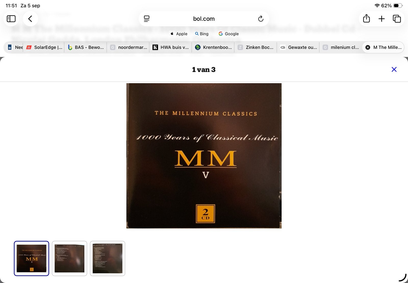 CD’s Millennium Classics, Cd's en Dvd's, Cd's | Klassiek, Boxset, Overige typen, Ophalen of Verzenden, Zo goed als nieuw